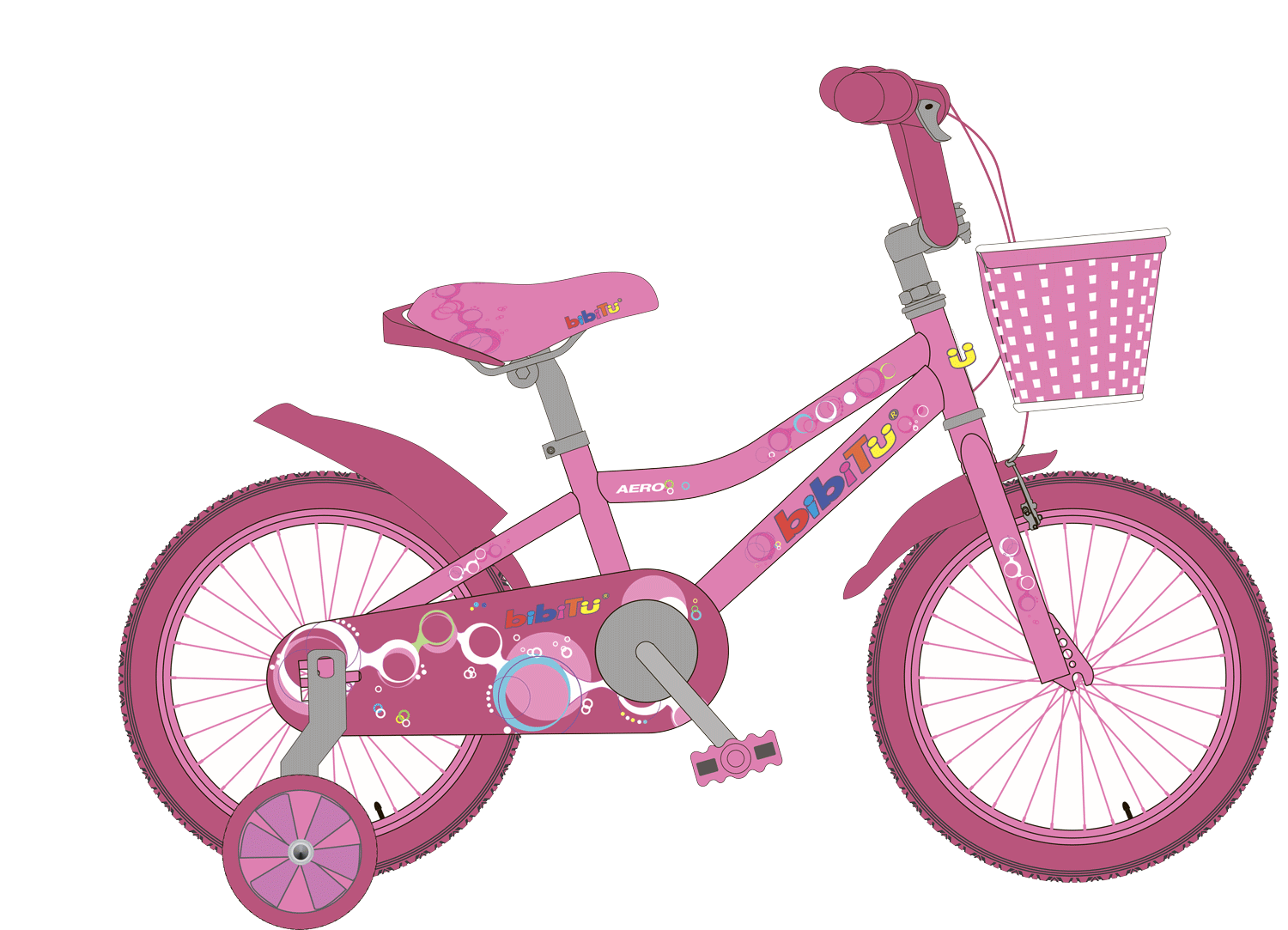 Велосипед 18 розовый. Велосипед 18" BIBITU Aero розовый. Велосипед детский BIBITU Aero. Велосипед BIBITU Aero 18. Велосипед детский BIBITU Aero розовый.