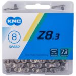 Цепь для велосипеда 6, 7, 8 скоростей, KMC Z8.3, 116 звеньев, с замком