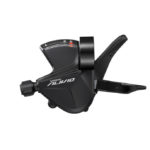 Шифтер Shimano Altus, M370, лев, 3ск, тр. 1800мм, цв. черн.