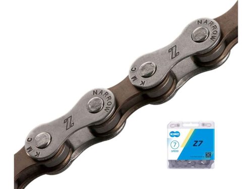 Цепь велосипедная KMC Z7 RB 1/2"X3/32"X116L 7 скоростей (в боксе)