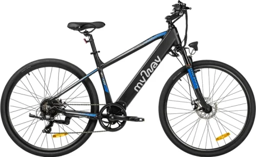 Электровелосипед MyWay Hill 1.0 250 28 (19, черный, матовый)